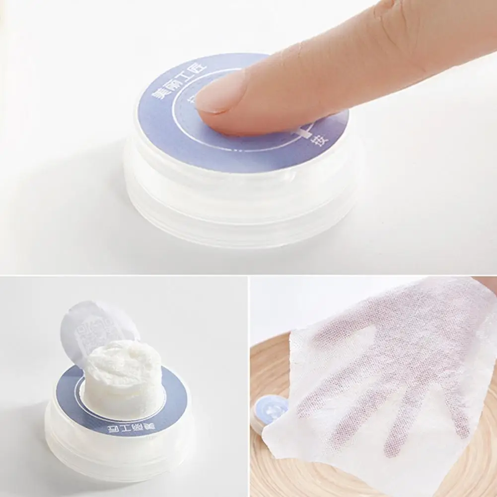 

10pcs/box Compressed Towel Outdoor Travel Disposable Cleaning Towel