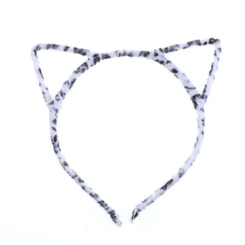 

Kids Girls Headband Leopard Fashion Sexy Cat Ears Hair Styling Headwear Head Wrap Hair Band Accessorise Costume Party Fashion