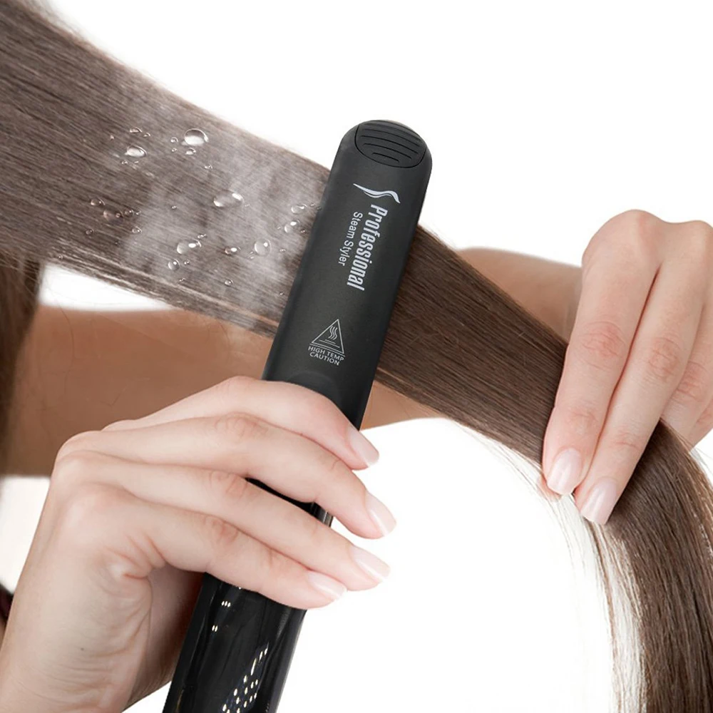 Professional Steam Hair Straightener Ceramic Vapor Hair Flat 450F Ceramic Vapor Steam Hair Straightener Professional Steam Hair Straightener Ceramic Vapor Hair Flat 450F Ceramic Vapor Steam Hair Straightener