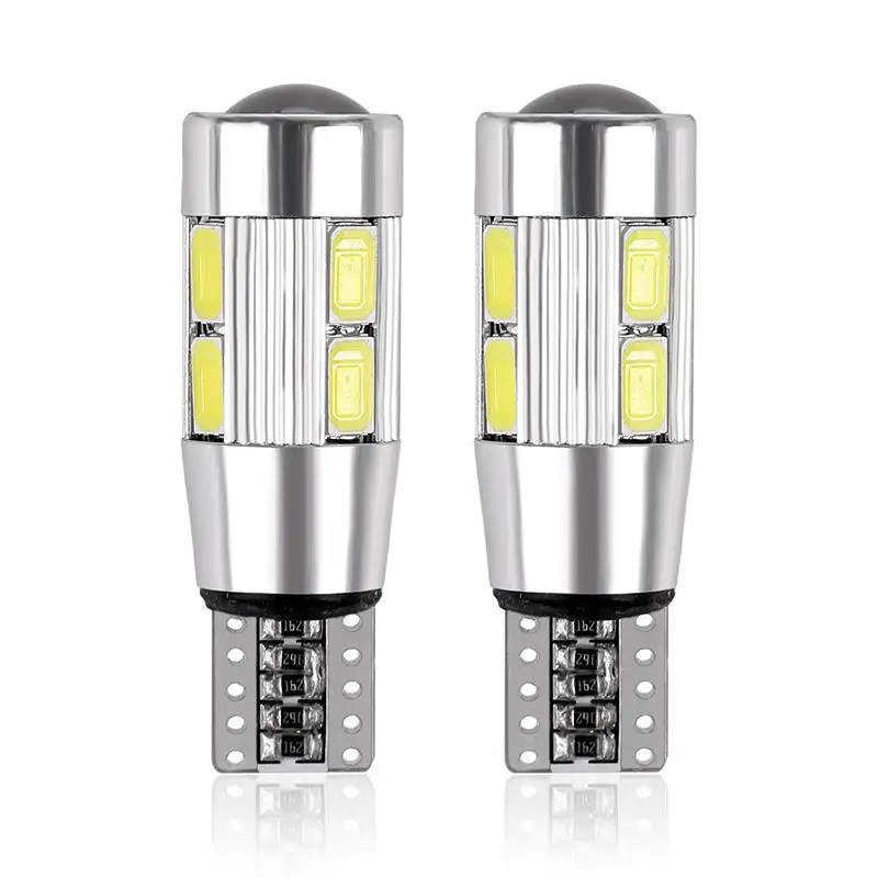 

2pcs T10 LED Car Side Light Car Auto LED T10 Canbus 194 W5W 10 SMD 5630 LED Light Bulb No Error LED Light Parking Car Styling