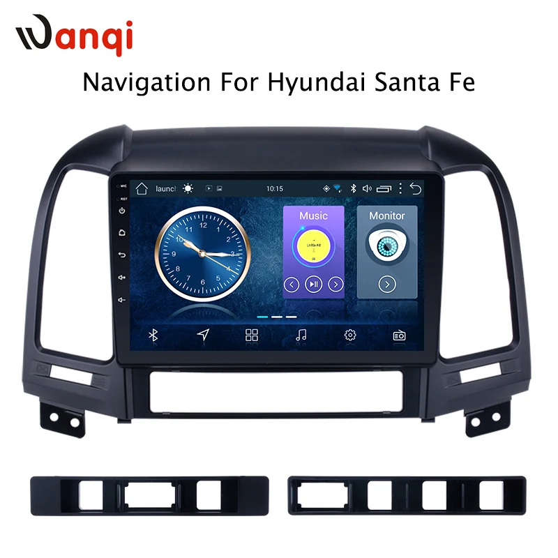 

Android 8.1 9 inch Car Multimedia GPS 2GB 32GB Radio Stereo For Hyundai Santa Fe Tucson 2005-2012 Car Video Navigation