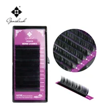 Genie 20pcs/lot All Sizes Mink Eyelash Extension Artificial Eyelash Fake False Eyelash