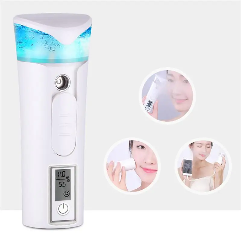 

Facial Steamer Nano Ionic Water Replenishment Sprayer Dual-use Atomizer Mist Humidifier Skin Test Humidifier Beauty Instrument