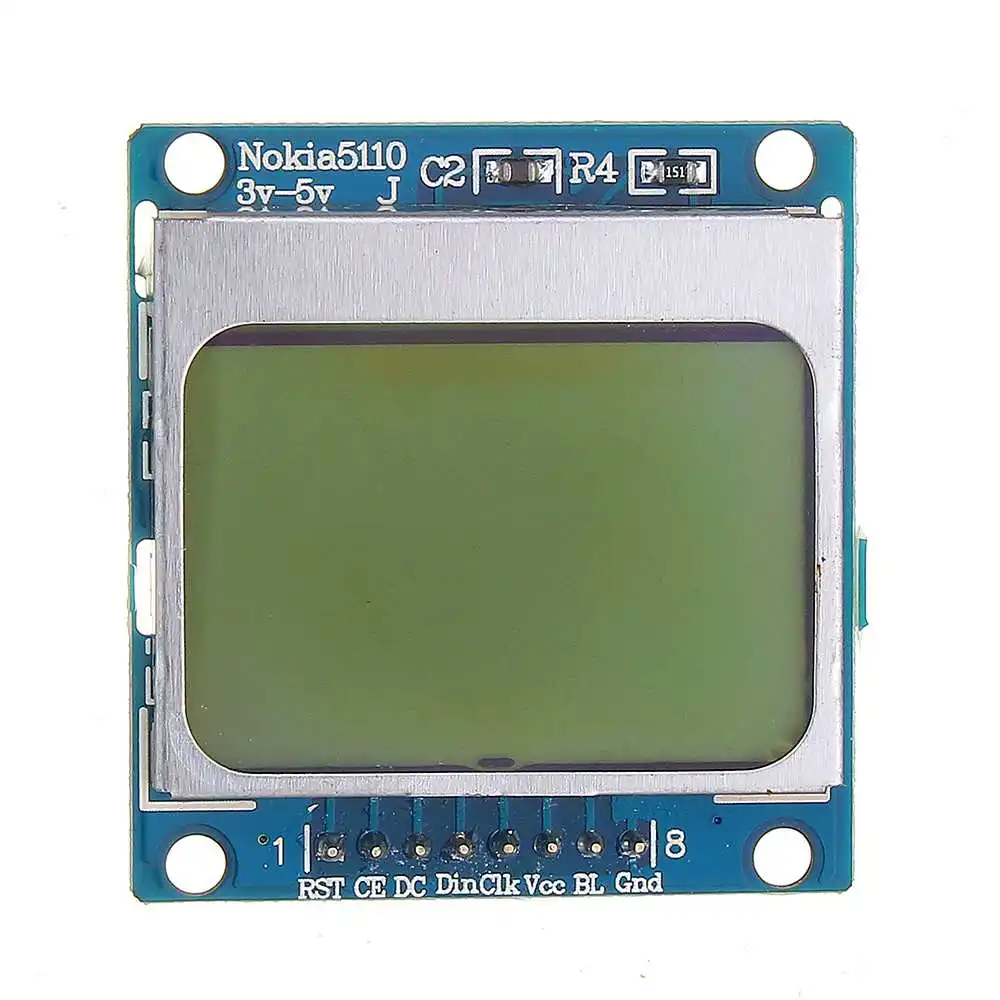 

LEORY 1PC 5110 LCD Screen Display Module SPI Compatible With 3310 LCD For Arduino Development Display Screen