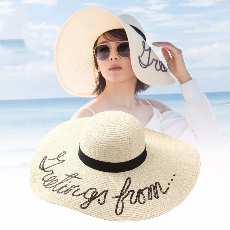 جديد العلامة التجارية إلكتروني جميل قلادة المنسوجة قبعة كبيرة حافة قبعات من القش للنساء الظل الشمس شاطئ قبعات عارضة الصيف قبعات الشاطئ جديد العلامة التجارية إلكتروني جميل قلادة المنسوجة قبعة كبيرة حافة قبعات من القش للنساء الظل الشمس شاطئ قبعات عارضة الصيف قبعات الشاطئ