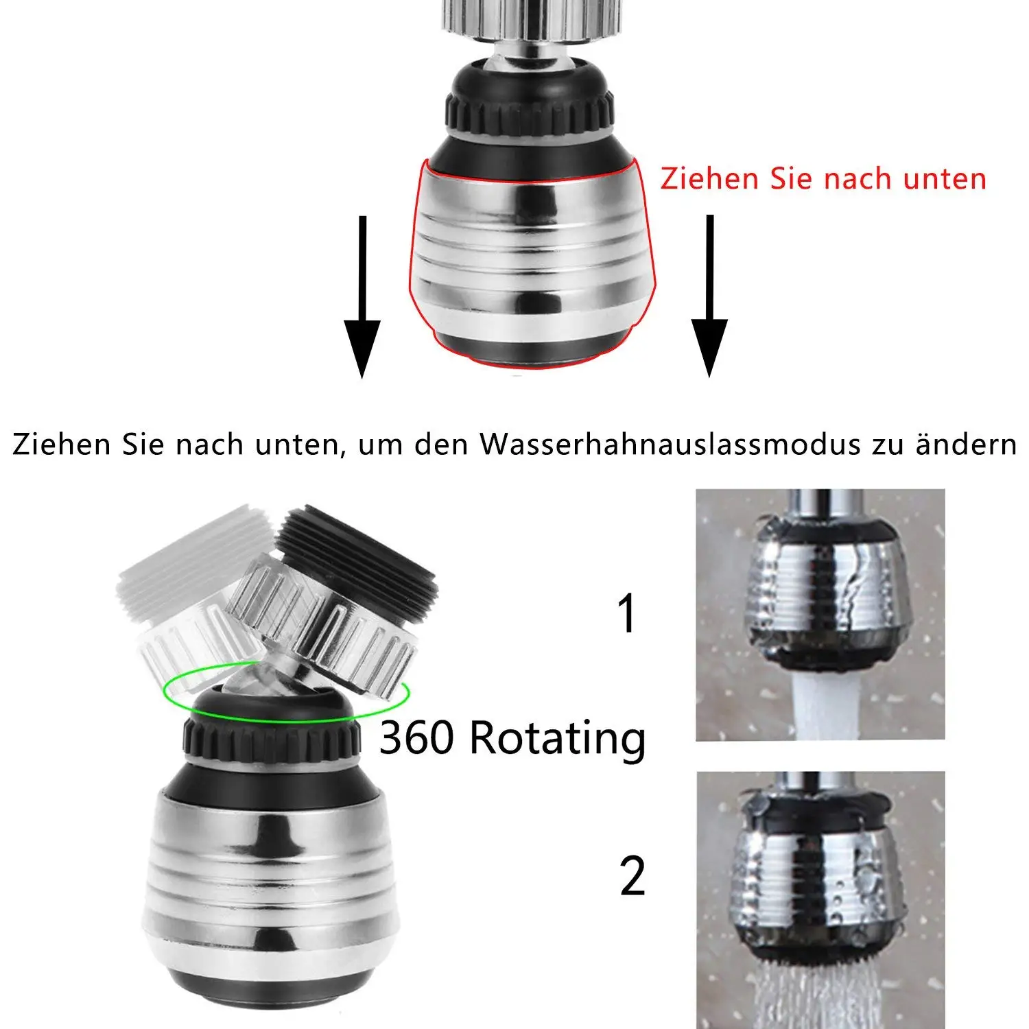10 шт. кухонный аэратор поворотный для душа аэратор кран аксессуары ...