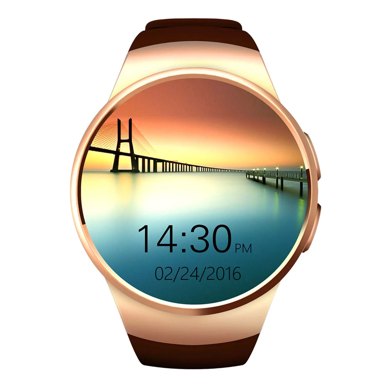 Kw18 Bluetooth Смарт часы полный экран Smartwatch телефон сердечного ритма