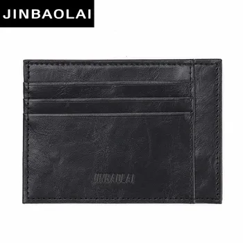 

Fashion Slim PU Leather Credit ID Card Holder Wallet Bank Card Coin Bag Travel Leather Men Wallet Women Credit Card Holder Cover