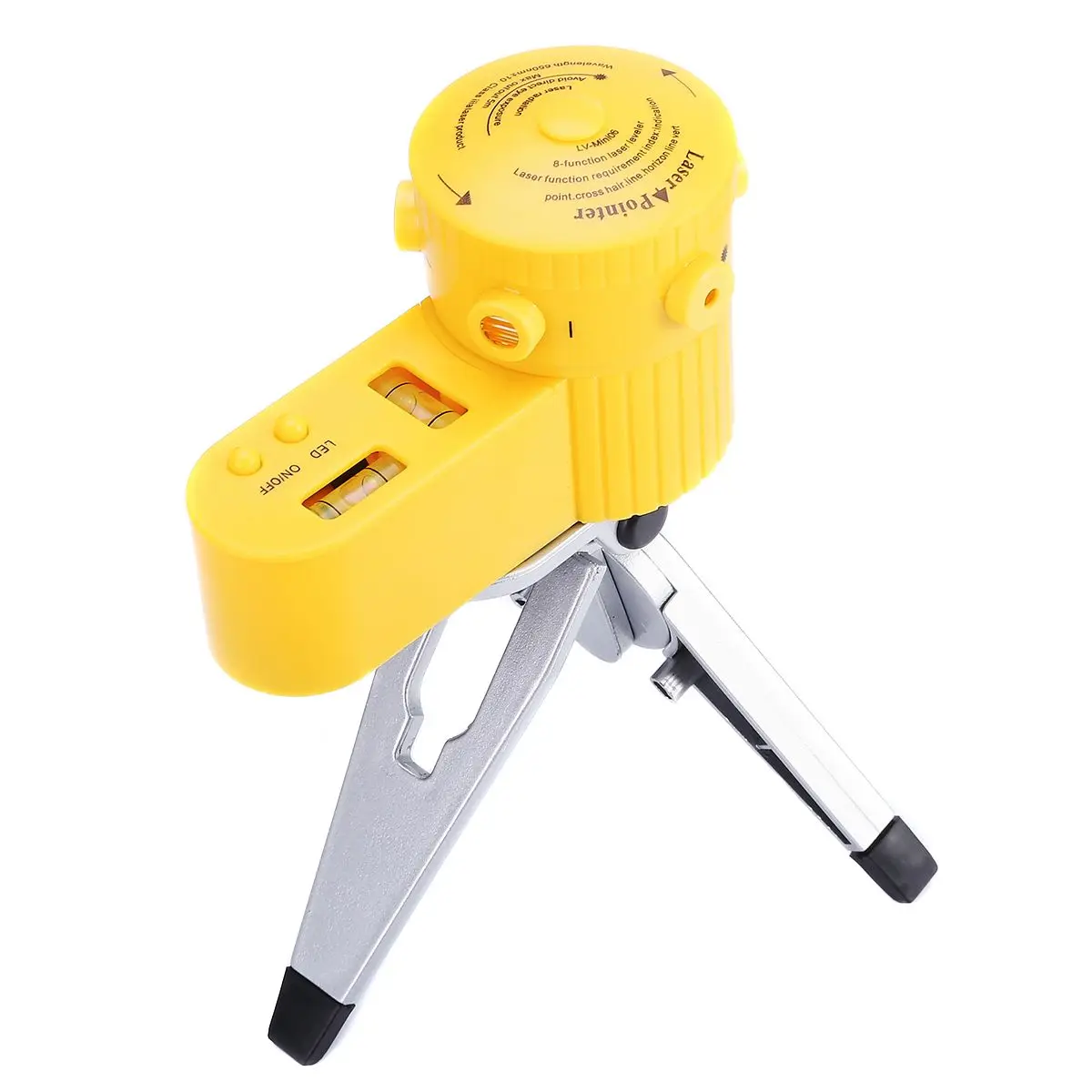 

1PC Multifunctional LED Laser Leveler Vertikal Horizontal Cross Line Tool Laser with Tripod Point Indicator