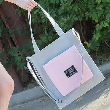 

Minimalist Patchwork Pattern Canvas Messenger Bag for Women Lightweight Summer Shopping Shoulder Bag Girls Youth Sac
