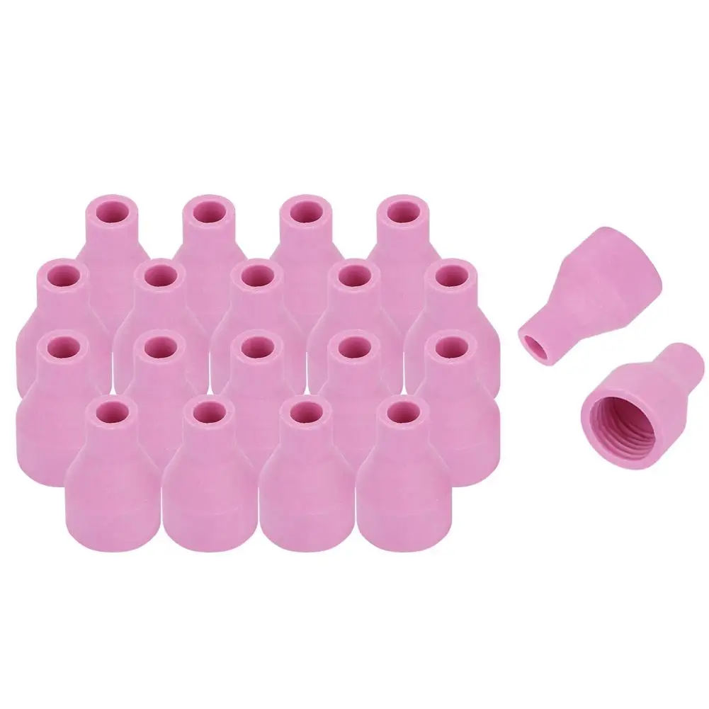 

20pcs Welding Nozzles Ceramic Nozzle Cups 6*30mm for QQ150A TIG Welding Torch