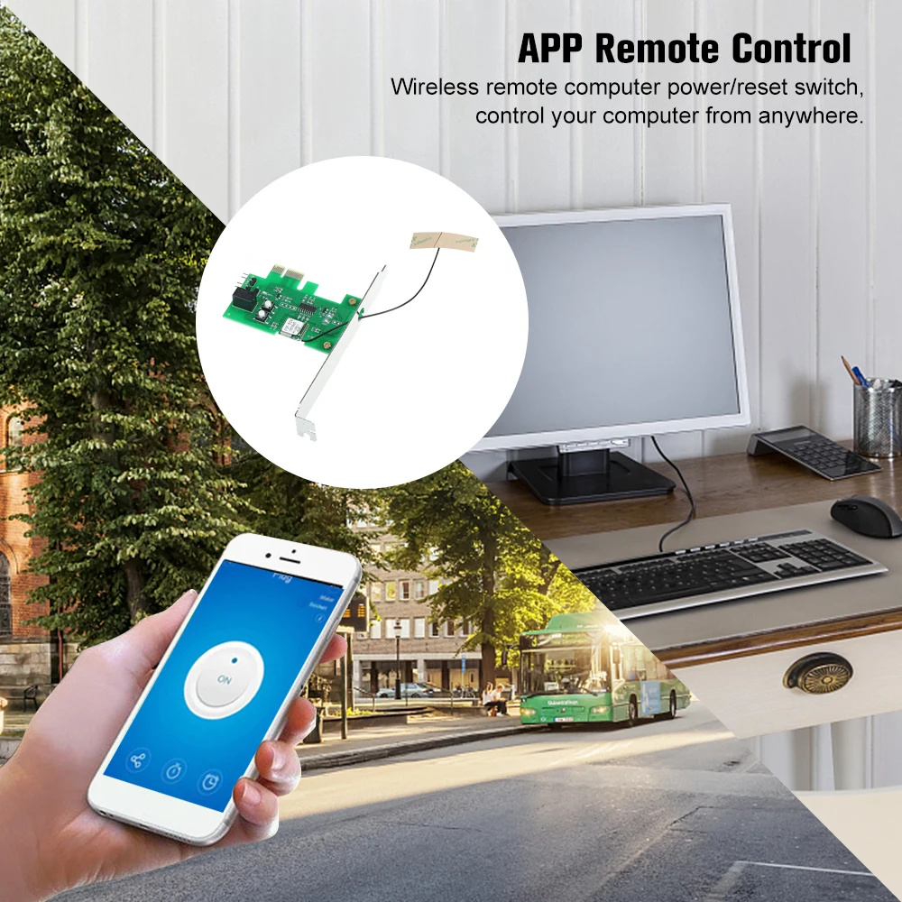 EWeLink Mini PCI e Настольный ПК Пульт дистанционного управления с картой WiFi