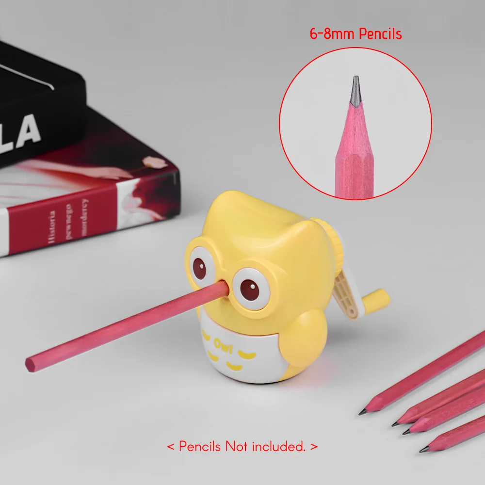 Safe Handheld Manual Pencil Sharpener Single hole Sharpeners School