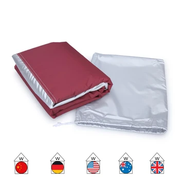 

210T Polyester Taffeta Motorcycle Cover Waterproof Black/Royalblue/wine red XL