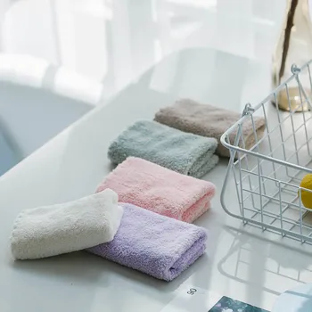 

Soft Hand Towel 25*25CM Microfiber Child Feeding Wipe Cloth Bathing Towels Handkerchief 1PC Baby Washcloth