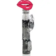Thrusting Orgasm Bunny Vibrator Black Consolator Dildo Vibrator