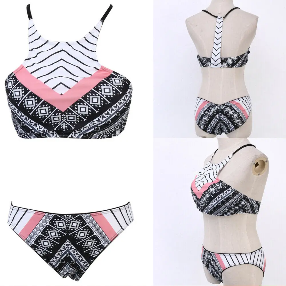 Conjunto de Bikini caliente 2019 mujeres Push up Bikini acolchado vendaje traje de baño playa traje de baño
