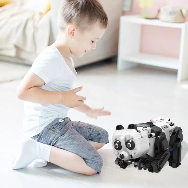 

427pcs RC Electric Panda Building Blocks Assemble Kids Educational Toys