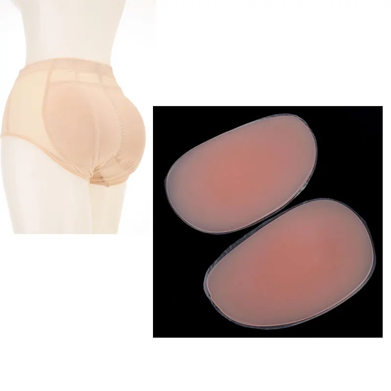 

Hot Silicone Underwear Panties Insert Pants Padded Shaper Knickers Buttock Backside Bum Padded Butt Enhancer Hip Up Accessories