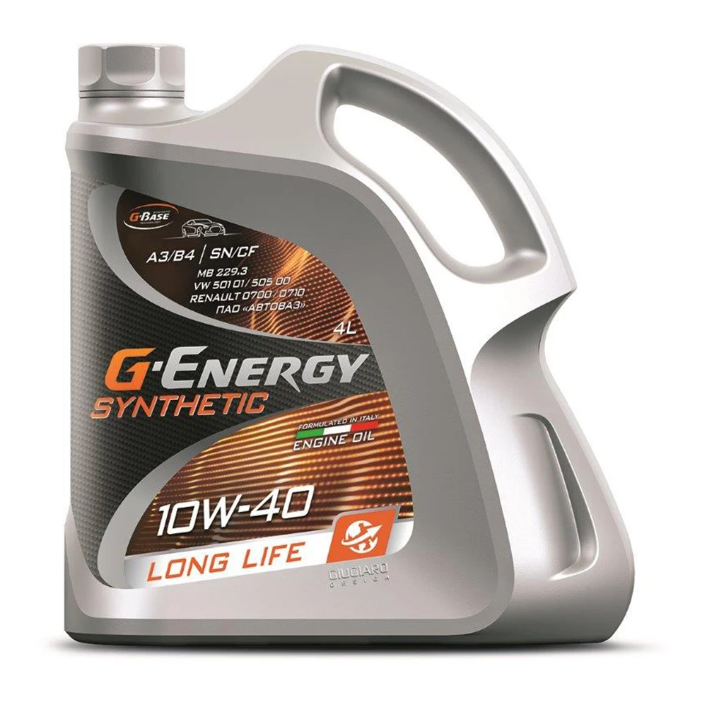 Масло моторное G-Energy Synthetic Long Life 10W-40 4 литра