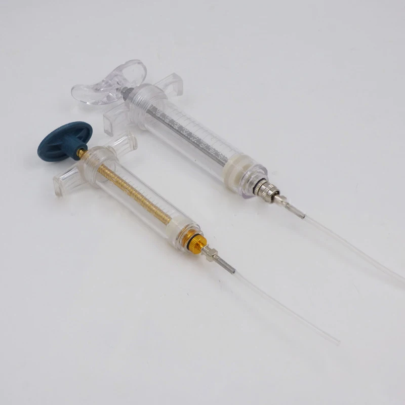 

1PC Steel Plastic Reusable Veterinary Syringe Luer Lock Livestock Reusable Supplies Parrot Bird Feeder Feeding Machine