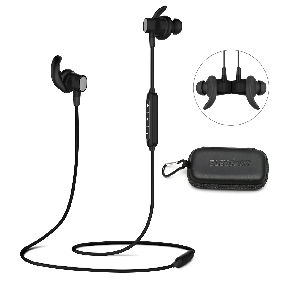 ELEGIANT M10 Беспроводные спортивные наушники bluetooth 4,1 в ухо наушники IPX4 наушники с защитой от пота с микрофоном для Iphone