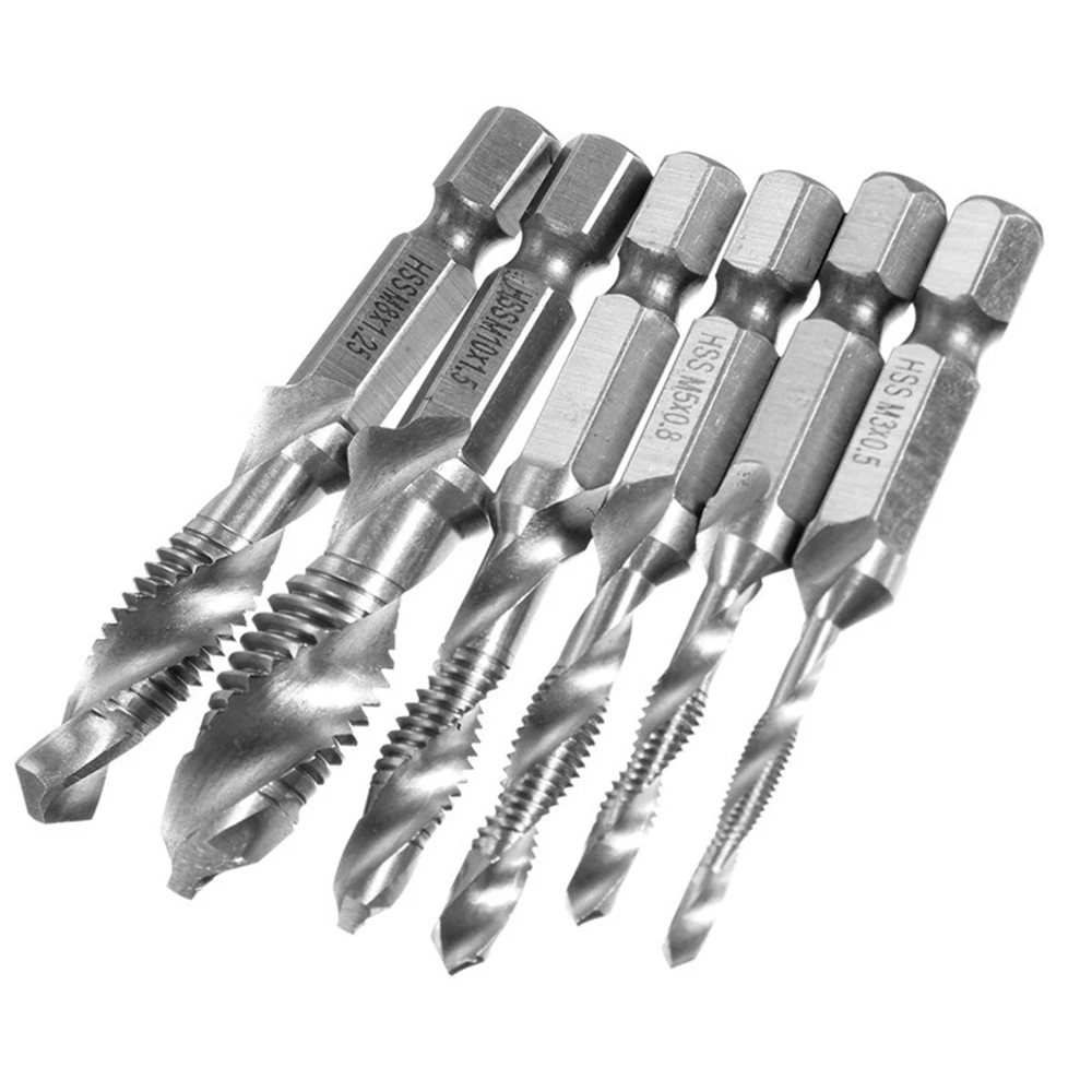 58mm Hex Shank HSS Metric Hand Screw Thread Tap Taper Tool Drill Bit Hotsale