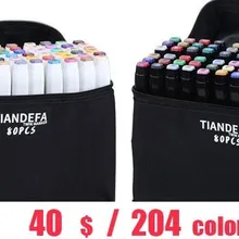 204 Цвет обе головы Марка оболочка пера платье для студентов использовать oileness цвет руки Комикс Поп специального назначения Начинающий Марк ручка