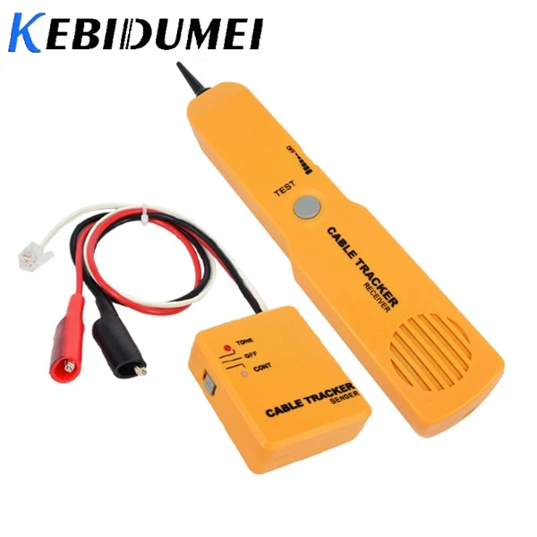 

Kebidumei RJ11 Network Telephone Cable Tester Wire Line Finders Cable Detector Networking Tool Kit Sender Receiver