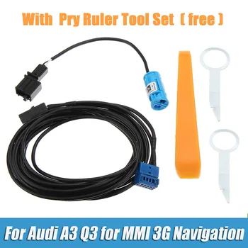 

Car Radio Stereo GPS bluetooth Microphone+Cable Tools Set Navigation Voice Control for MMI 3G Models Microphone For Audi A3 Q3