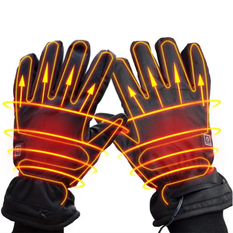 

3000MAH Head Ski Gloves Smart Electric Gloves Super Warm Outdoor Sport Ski Gloves Lithium Battery 7.4v Electric Heating Gloves