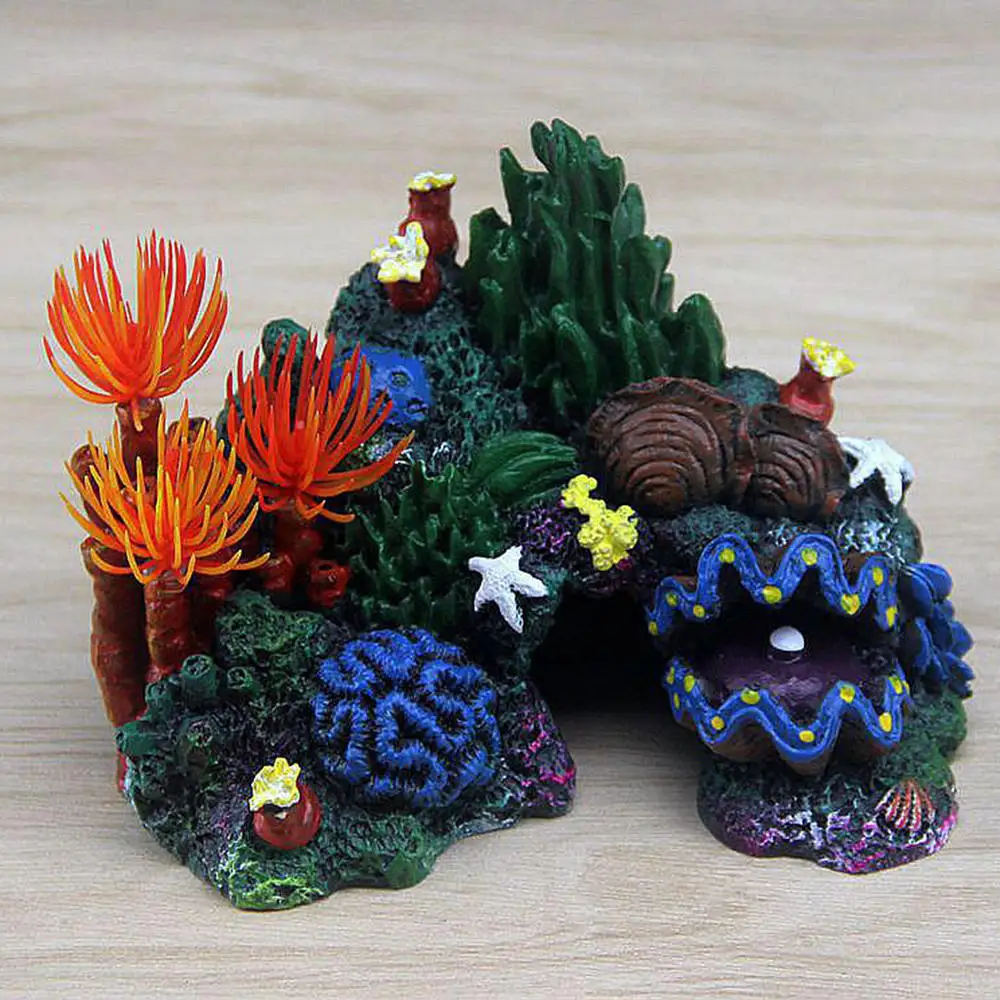 Новый аквариум для ландшафтного дизайна кораллового раковины Rockery Fish Tank