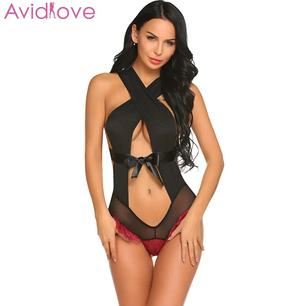 Женское нижнее белье Avidlove кружевное прозрачное нейлоновое большого