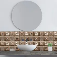 Трехмерная 3D керамическая плитка наклейка ПВХ анти-столкновения Водонепроницаемая Настенная Наклейка s моделирование кирпич Отель Ресторан украшения