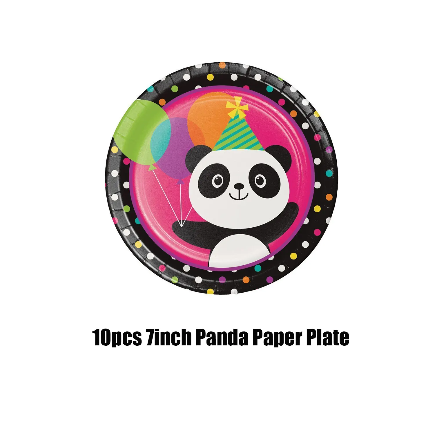 ZLJQ Panda тема вечерние воздушные шары и Бантинг баннеры латексные печатные