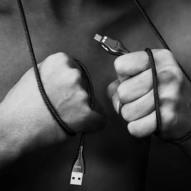 Benks D27 черный мамба Змея Форма USB кабель адаптер для iphone ipad pro 2018 micro type C samsung huawei xiaomi|