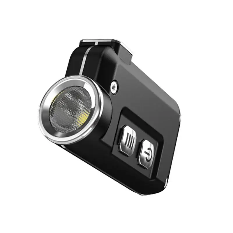 

380 Lumens USB Rechargeable Key Chain Flashlight Aluminum Alloy 4 Gears Mini Torch Portable Pocket Flashlight