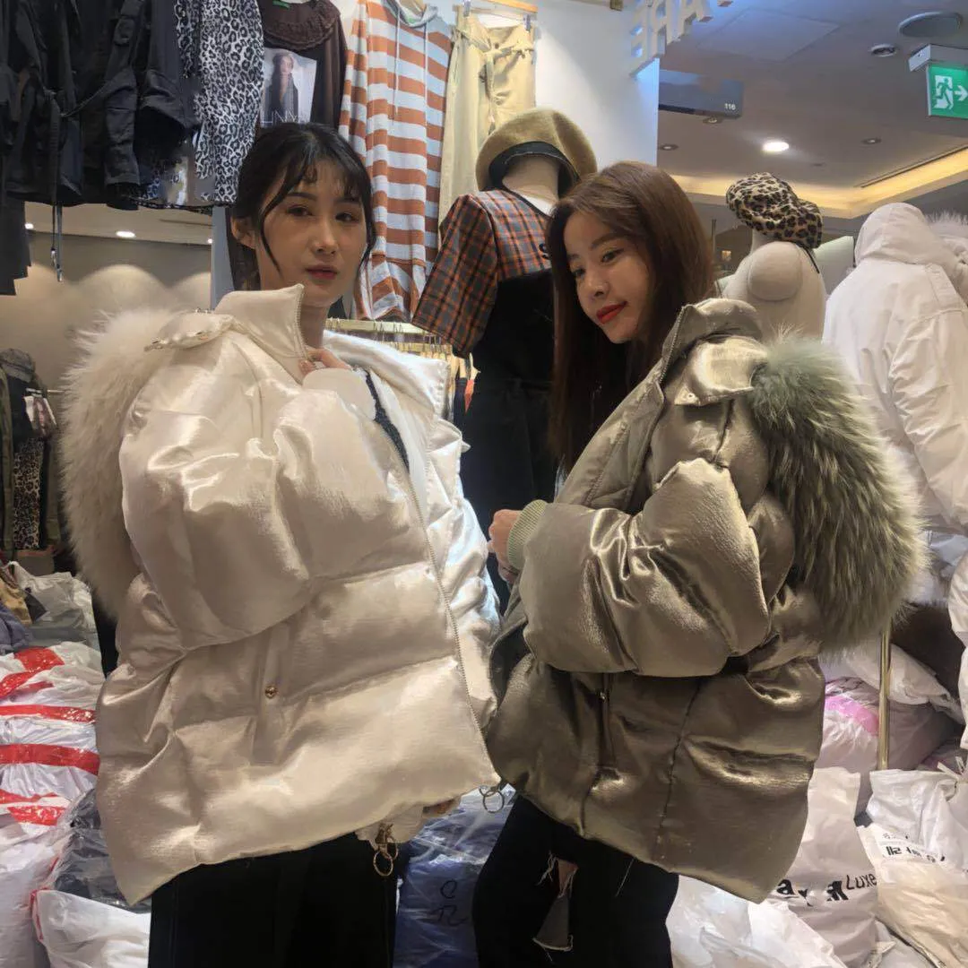Buy Korean Clothing Winter Jacket Women Real Fur Coat