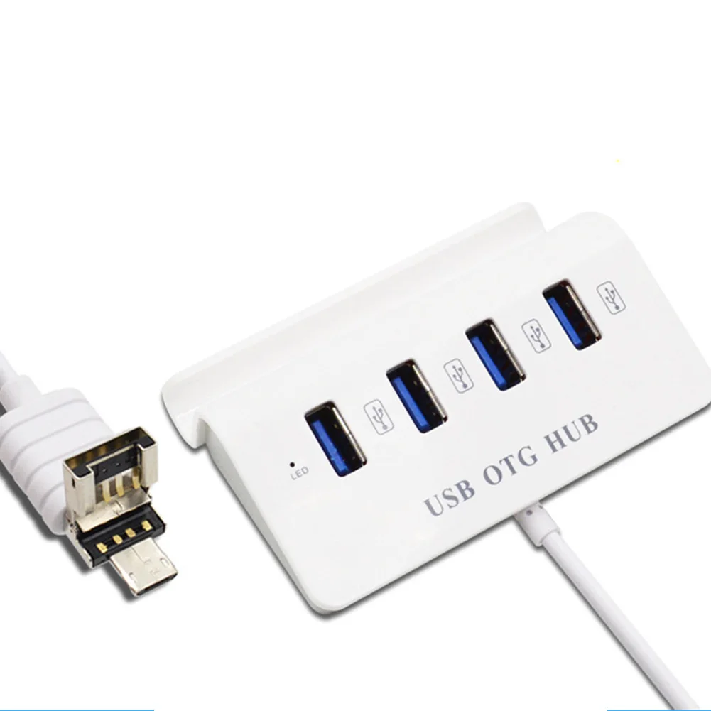 Для IMac компьютера ноутбука компактный разветвитель питания 4 порта USB