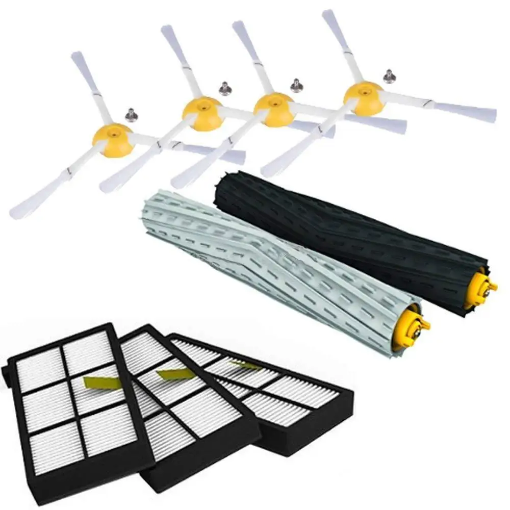Для IRobot Roomba Запчасти комплект серии 800 860 865 866 870 871 880 885 886 890 900 960 966 980-щетки и фильтры