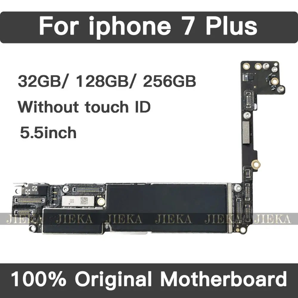 

Factory unlocked for iphone 7 Plus Motherboard Without Touch ID,No iCloud 7Plus 7P Mainboard,100% Original Logic Board