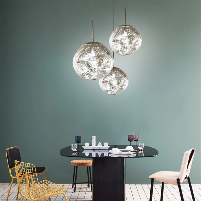 

Modern pendant light Tom DIXON Melt Lava contemporary dining lighting for Living Room Bedroom Hanging lamparas de techo modernas