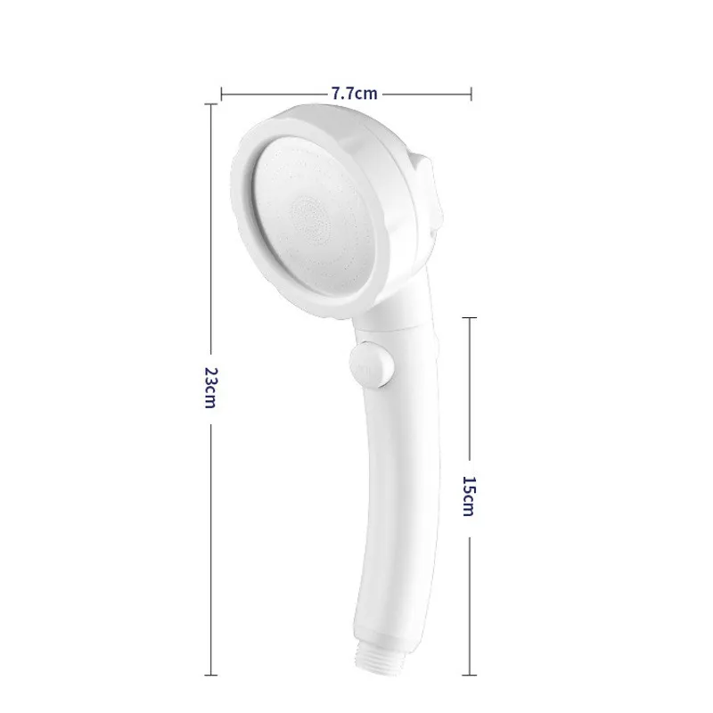 Ручной Душ под давлением воды стоп-переключатель распылительная головка 3 режима дождевой массаж спа дождь Душ Насадка водосберегающий душ