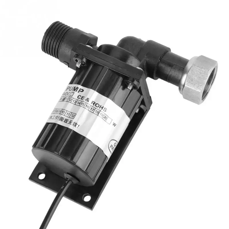 DC 12V 10W Бесщеточный Водяной насос высокая термоустойчивость циркуляция низкий