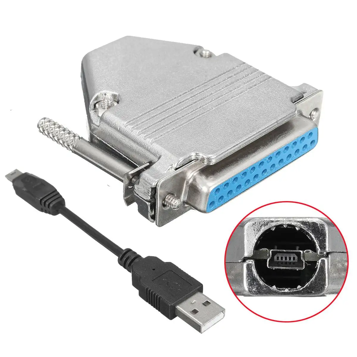 

1Pcs UC100 Controller USB to Paralle CNC USB Controller USB to Parallel Up to 1125kHz operation For Mach3s Controller