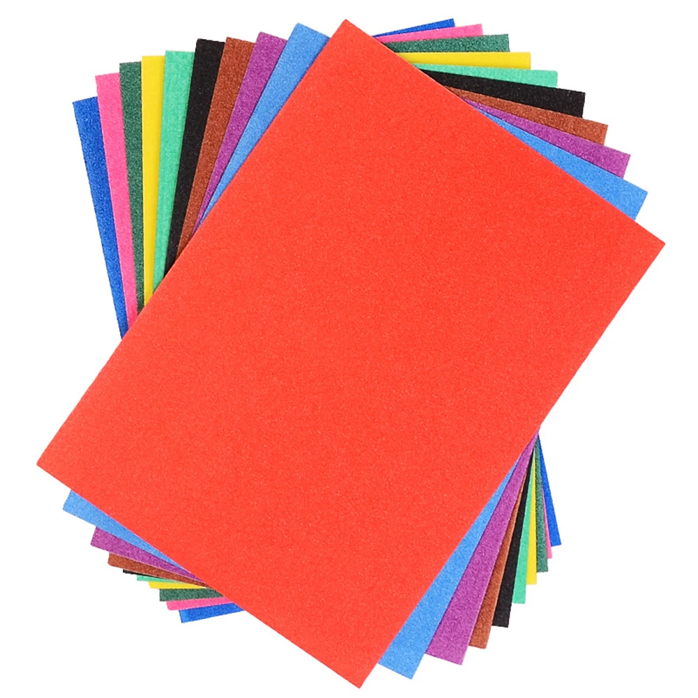 Rico Guardia frecuentemente Para niños dibujos de hojas de papel suministros de dibujo DIY manualidades  papel brillo para crayones arte papel Color brillante 10 colores -  AliExpress Suministros para oficina y escuela