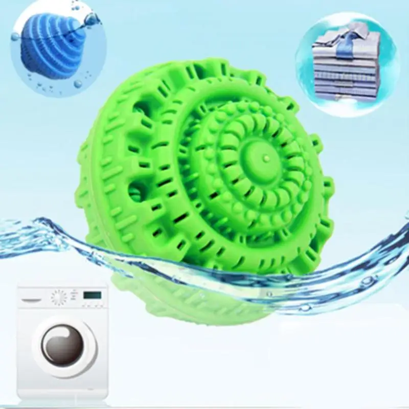 

Reusable Eco-Friendly Green Laundry Ball Anion Molecules Cleaning Magic Washing Laundry Ball For Washing Machine personal care