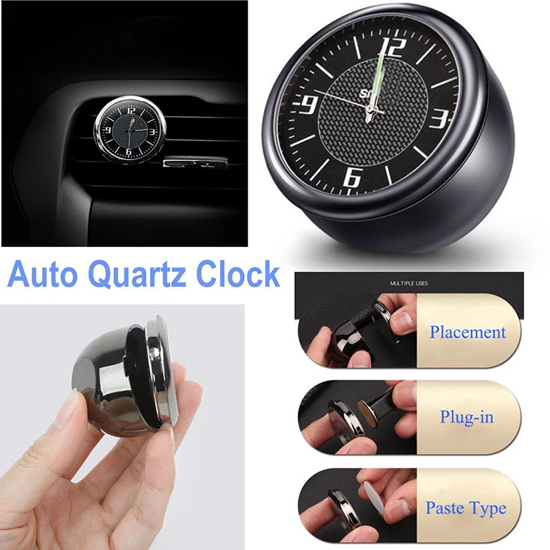 Car Interior Ornaments Luminous Quartz Digital Electronic Clock Decore Watch NEW Car Interior Ornaments Luminous Quartz Digital Electronic Clock Decore Watch NEW