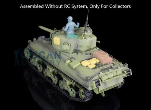 Henglong 1/16 модель пластик США M4A3 Sherman статический бак 3898 W/O основная