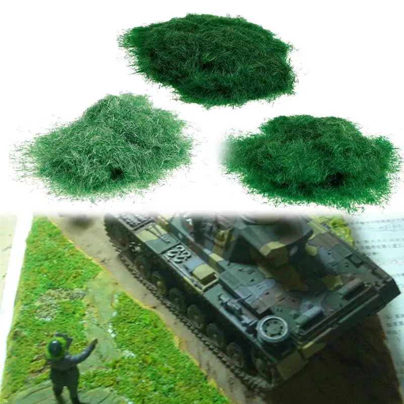 

3 Packs Model Grass Powder DIY Lifelike Building Model Material Grass Powder Outdoor Building Model Lawn Material Accessories